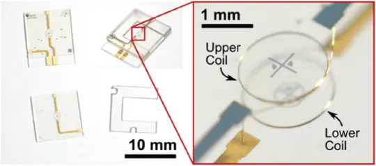 Figure 11 A micro Helmholtz coil manufactured using a mixture of standard and - фото 4