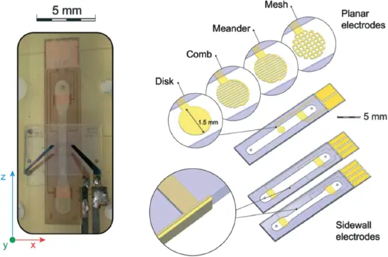 Figure 111 Photograph of a microfluidic insert featuring integrated electrodes - фото 14