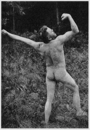 Abb 2 Aktfotografie in der Stellung des Sonnenjünglings von Fidus 1905 - фото 3