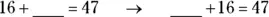 Now use inverse operations to change the problem from addition to subtraction - фото 574