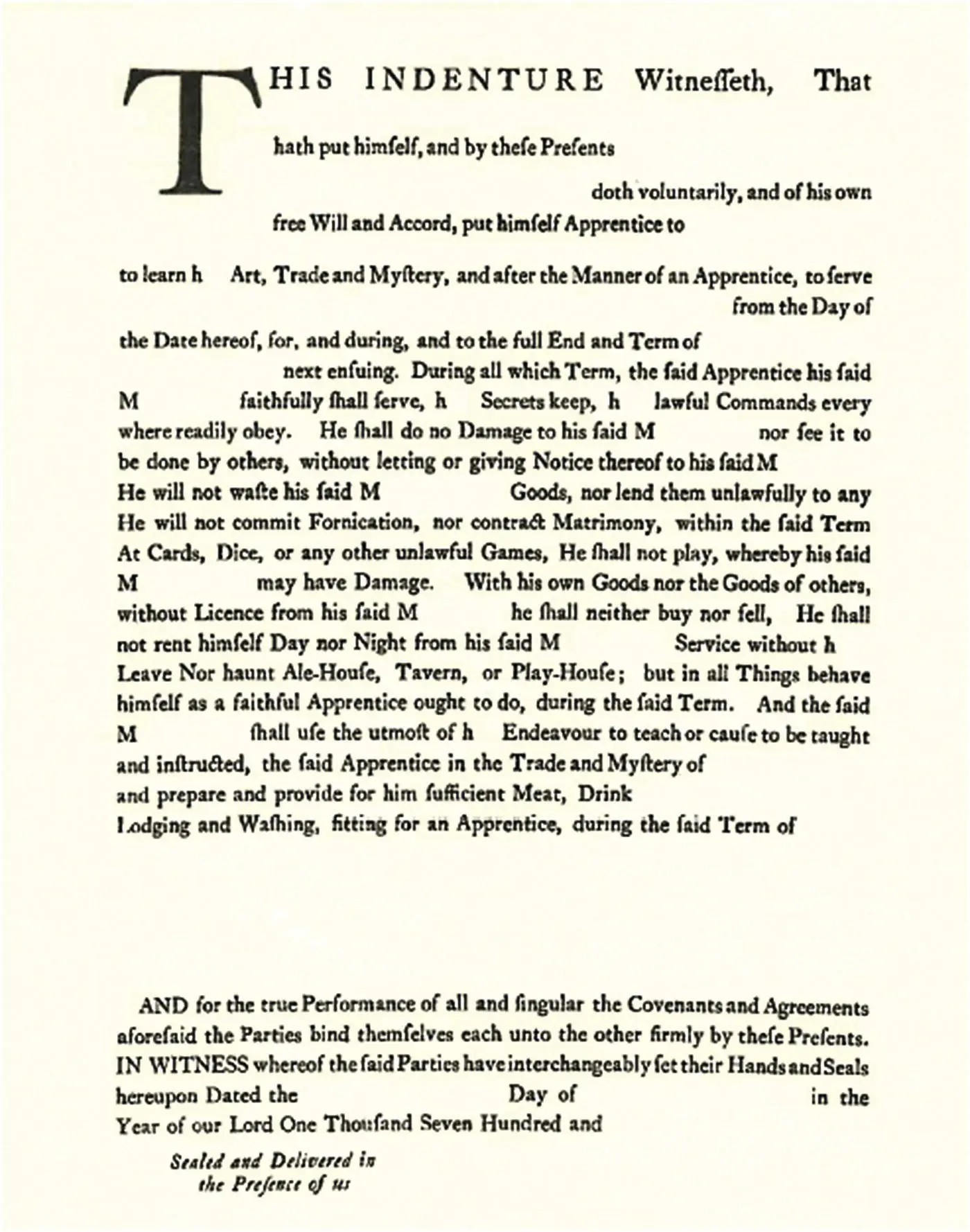 Figure 11 An example of a typical apprenticeship contract in colonial America - фото 3