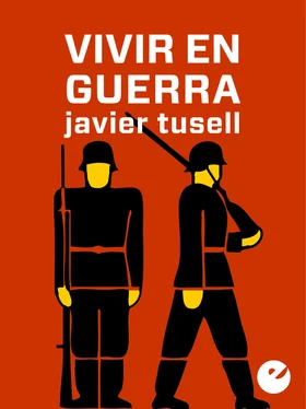 Javier Tusell Vivir en guerra обложка книги
