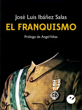 José Luis Ibáñez Salas El franquismo обложка книги
