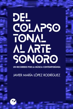 Javier María López Rodríguez Del colapso tonal al arte sonoro обложка книги