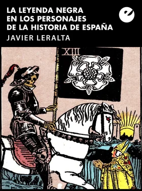 Javier Leralta La leyenda negra en los personajes de la historia de España обложка книги