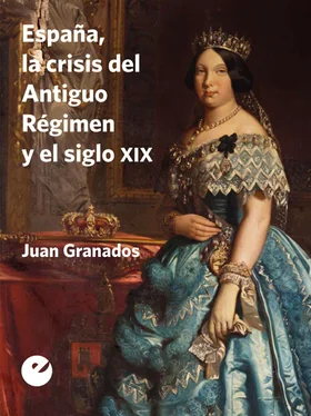 Juan Granados España, la crisis del Antiguo Régimen y el siglo XIX обложка книги