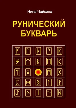 Нина Чайкина Рунический букварь обложка книги