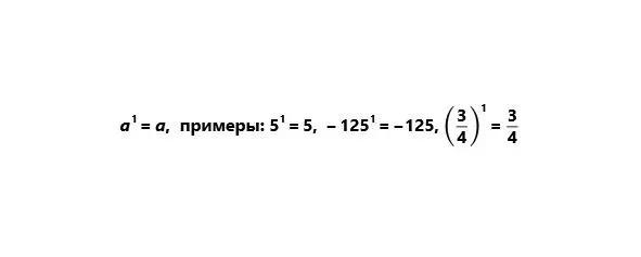 2 Любое число кроме нуля в нулевой степени есть единица 3 Нуль в любой - фото 4