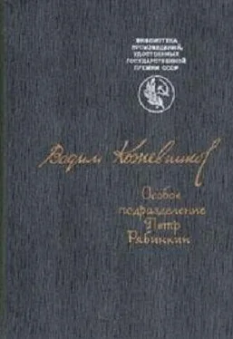 Вадим Кожевников Особое подразделение. Петр Рябинкин обложка книги