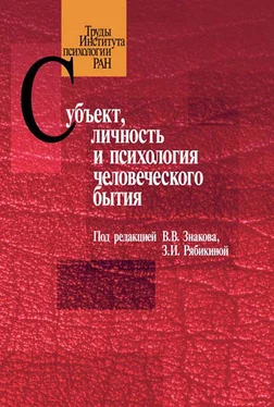 Сборник статей Субъект, личность и психология человеческого бытия обложка книги