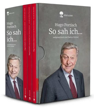 Hugo Portisch So sah ich. Mein Leben. Mein Österreich. Die Welt - Drei Bände. Life is a story - story.one