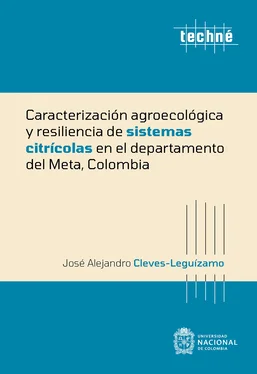 José Alejandro Cleves-Leguízamo Caracterización agroecológica y resiliencia de sistemas citrícolas en el departamento del Meta, Colombia обложка книги