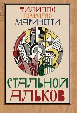 Филиппо Томмазо Маринетти Стальной альков обложка книги