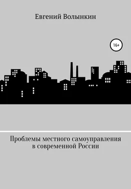 Евгений Волынкин Проблемы местного самоуправления в современной России обложка книги