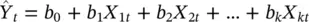where the b s are estimates of the betas obtained by least squares that is - фото 17