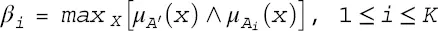 Note that for a singleton fuzzy set otherwise the equation for βi - фото 473