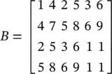 Note that the first column of B corresponds to the first 2 2 region in A in - фото 313