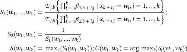 where β ijkdenotes β i japplied to document k and stands for average The - фото 434
