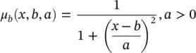 The trapezoidalshaped membership function where b is the center of the - фото 530