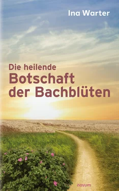 Ina Warter Die heilende Botschaft der Bachblüten обложка книги