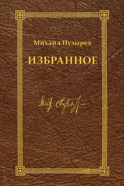 Михаил Пузырев Избранное обложка книги