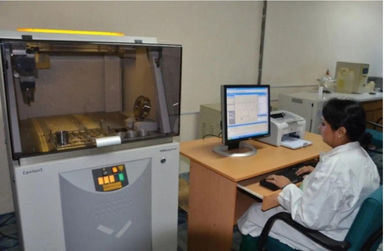 Figure 62 Irradiation of sample pellets using compact energy dispersive Xray - фото 24