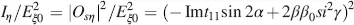 or 493 An maximum for Iξ dependent on α is reached by d Iξ d α 0 This - фото 388