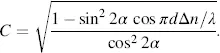 The optimum contrast is reached for a π4 for which C because the - фото 183