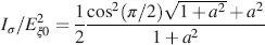 with a in Equation 455 This reduced intensity is plotted versus a in Figure - фото 334