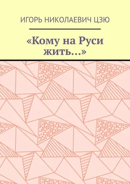 Игорь Цзю «Кому на Руси жить…» обложка книги