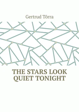 Gertrud Tõrra The stars look quiet tonight обложка книги