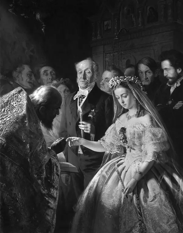 Неравный брак Художник В Пукирев 1862 г Забыла вам рассказать за что мой - фото 4
