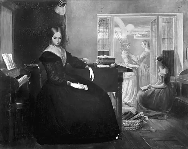 Гувернантка Художник Р Редгрейв 1844 г Когда же город спросила я - фото 37
