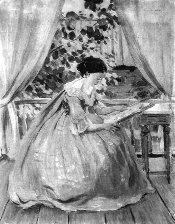 За вышиванием Художник В БорисовМусатов 1901 г Не только я но даже - фото 40