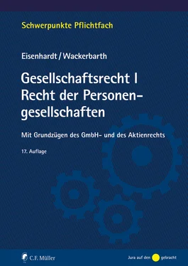 Ulrich Wackerbarth Gesellschaftsrecht I. Recht der Personengesellschaften, eBook обложка книги