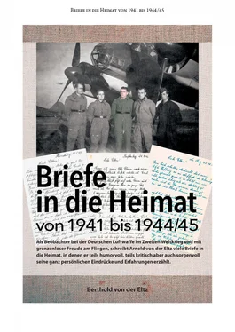 Berthold von der Eltz Briefe in die Heimat von 1941 bis 1944/45 обложка книги