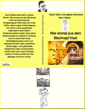 Hans Fallada Hans Fallada: Wer einmal aus dem Blechnapf frisst – Band 185e in der gelben Buchreihe – bei Jürgen Ruszkowski обложка книги