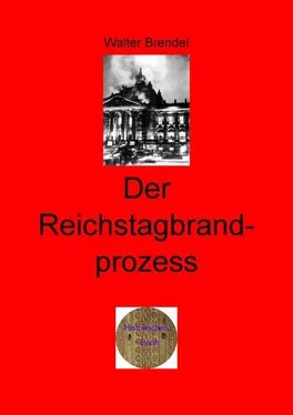 Walter Brendel Der Reichtagbrandprozess обложка книги