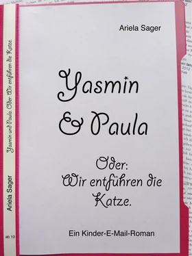 Ariela Sager Yasmin und Paula. Oder: Wir entführen die Katze. обложка книги