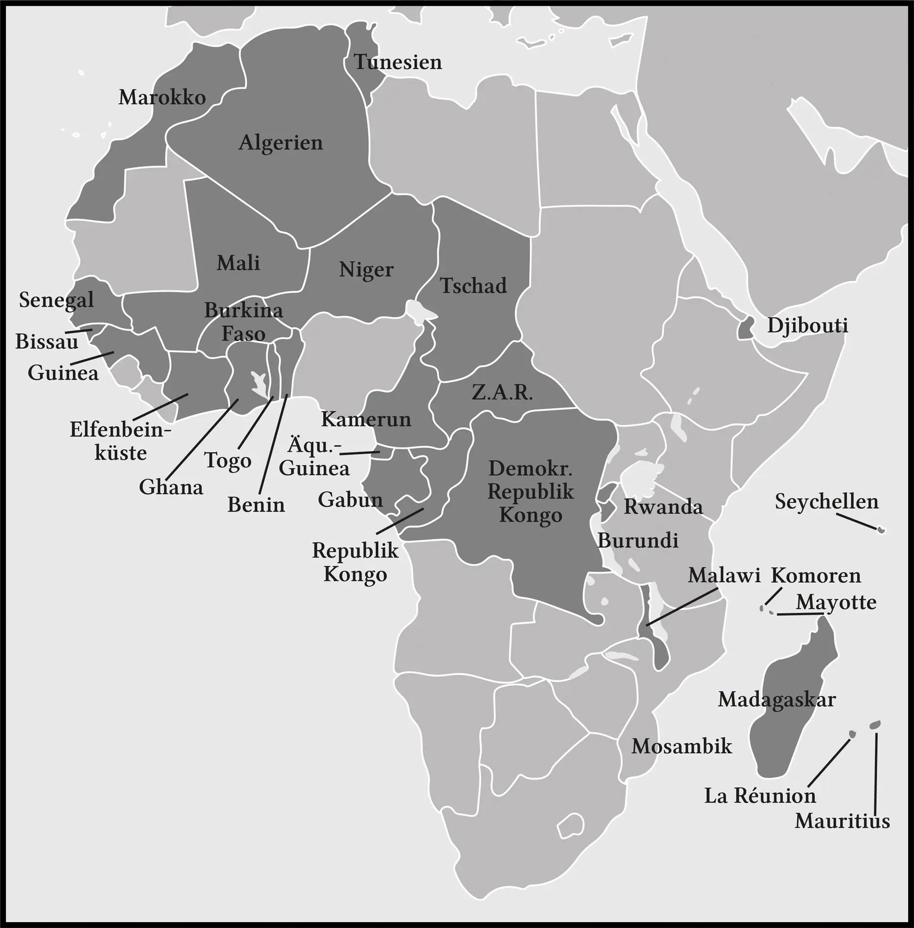 Abb 14 Französisch in Afrika Zu dieser Liste kommen das Aoastatalin - фото 8