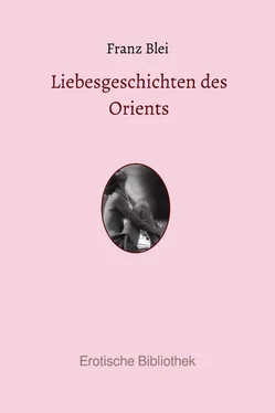 Franz Blei Liebesgeschichten des Orients обложка книги