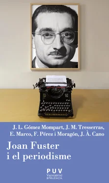 Josep Lluís Gómez Mompart Joan Fuster i el periodisme