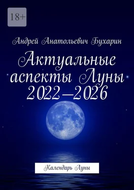 Андрей Бухарин Актуальные аспекты Луны 2022—2026. Календарь Луны обложка книги