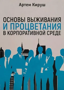 Артем Кируш Основы выживания и процветания в корпоративной среде обложка книги