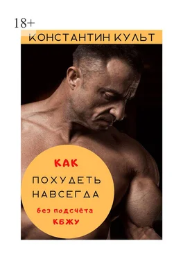 Константин Культ Как похудеть навсегда без подсчёта КБЖУ обложка книги