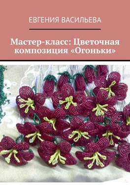 Евгения Васильева Мастер-класс: цветочная композиция «Огоньки» обложка книги