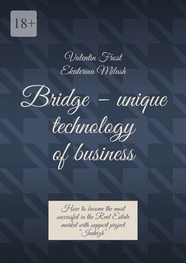Ekaterina Milash Bridge – unique technology of business. How to become the most successful in the Real Estate market with support project “Indvizh” обложка книги