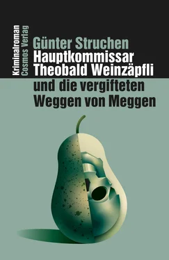 Günter Struchen Hauptkommissar Theobald Weinzäpfli und die vergifteten Weggen von Meggen обложка книги