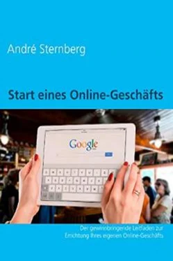 André Sternberg Start eines Online-Geschäfts обложка книги