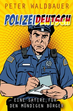 Peter Waldbauer Polizistendeutsch обложка книги